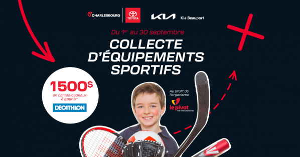 Collecte d'articles sportifs