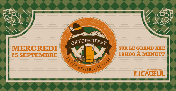 l'oktoberfest sur le campus de l'université laval