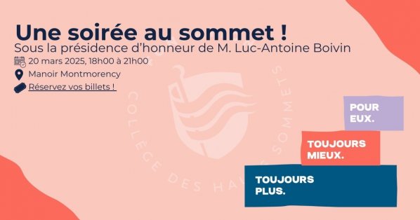 Une soirée au sommet !