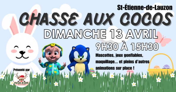 3e édition de la Chasse aux cocos de St-Étienne