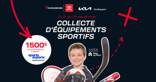 Collecte d'équipements sportifs