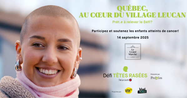 Le Défi au cœur du village Leucan à Québec