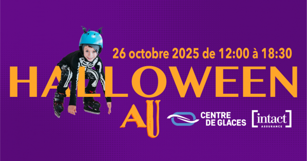 C’est l’Halloween au Centre de glaces Intact Assurance! 